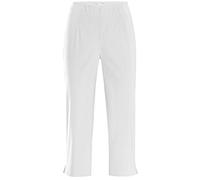 Stehmann Ina-539-14066 Caprihose in softig, weicher Tencel Stretch Qualität Farbe weiß, Größe 40