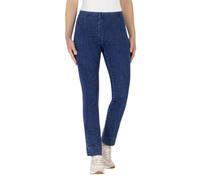 Stehmann, Ina-760W Schlupf-Jeans mit seitlichen Schlitzen Größe 48, Farbe Fjord Navy