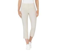 3/4-Hose STEHMANN "Ina", Damen, Gr. 46, N-Gr, kalklight,1037, Web, Obermaterial: 65% Viskose, 30% Polyamid, 5% Elasthan, casual, regular fit 3/4-Länge, Hosen, in Größen 34 bis 52 (68656410-46) kalklig