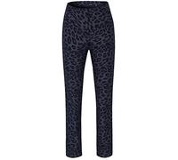 Stehmann-Loli-762,im Leoparden Druck Color Marine-Silber, Size 46