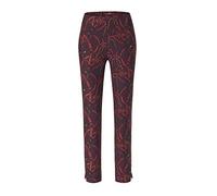Stehmann, Louisiana3-742, modischer Druck, Pull-On, schmale Stretchhose, elastischer Hosenbund, Kleiner Schlitz am Beinabschluss