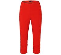 Stehmann Maria-530, stretchige Caprihose, seitlich gerafft Größe 34, Farbe rot