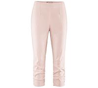 Stehmann Maria-530, stretchige Caprihose, seitlich gerafft Größe 38, Farbe Soft rosé