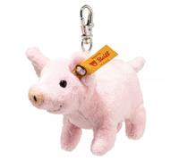 Steiff Anhänger Schwein 9cm rosa Glücksbringer, Glücksschweinchen, Plüsch Schwein Schlüsselanhänger, ideale Geschenkidee, waschmaschinenfest