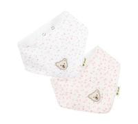 Steiff Baby Halstuch 2er Set One Size Bright White - Halsbedeckung, weich und bequem, Waschmaschinenfest