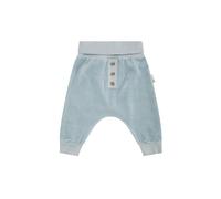 Steiff Unisex Baby Basic Jogginghose mit Beinbündchen Lässige Hose, Celestial Blue, 74