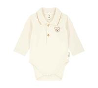 Steiff Body langarm EU Größe 74 eggnog, Baby-Body, langarm Body-Anzug für Babys, Strampler Einteiler, weicher und bequemer Strampelanzug, waschmaschinenfest