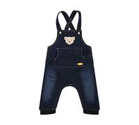 Steiff Baby - Jungen Spijkerbroek Jeanslatzhose, MOOD INDIGO, 74 EU