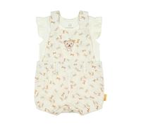 Steiff Baby - Mädchen Set Hose + T-Shirt kurzarm, Blossom, EGGNOG, 74