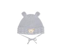 STEIFF Baby Mütze - Haube hellgrau | 39