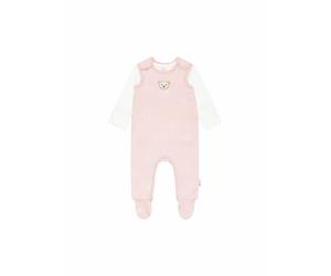 STEIFF Baby Set 2tlg Strampler und Langarmshirt rosa | 56