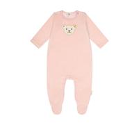 Steiff Baby Strampler - Body, Baumwolle, Bär, Logo, Druckknöpfe, langarm, einfarbig 80 Rosa