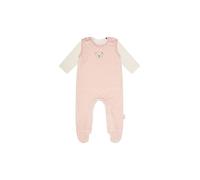Steiff Nicki-Strampler-Set Ringel 68 rosa