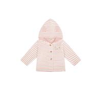 Steiff - Strickjacke WELLNESS gestreift in silver pink Gr.62