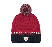 Steiff Beanie - 55 / jester red / 100% Baumwolle