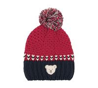 Steiff Beanie Mütze EU Größe 37 Jester red, weich und warm, stylische Wintermütze für Jungen & Mädchen, angenehmer Perfekter Sitz