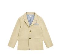 Steiff Blazer EU Größe 104 phale Khaki, Jungen Blazer für Festliche Anlässe, Kinder-Blazer für Jungen, waschmaschinenfest