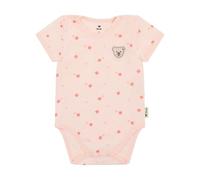 Steiff Body kurzarm EU Größe 50 pearl blush, Baby-Body, kurzarm Body-Anzug für Babys, Strampler Einteiler, weicher und bequemer Strampelanzug, waschmaschinenfest