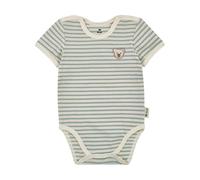 Steiff Body kurzarm EU Größe 56 harbor gray, Baby-Body, kurzarm Body-Anzug für Babys, Strampler Einteiler, weicher und bequemer Strampelanzug, waschmaschinenfest
