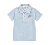 Steiff Frottee Poloshirt - 104 / chambray blue / 80% Baumwolle 20% Polyester