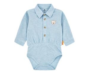Steiff Hemd-Body langarm 86 hellblau