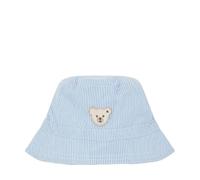 Steiff Hut EU Größe 39 Chambray Blue, Kinderhut für den Frühling Sommer, Sonnenhut, Sommer mützen für Jungen und Mädchen, Fischerhut