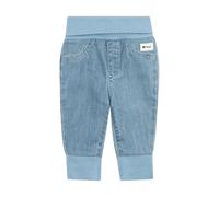 Steiff Jeanshose EU Größe 74 Colony Blue, Jeans Hose, Kinderhose für jeden Anlass, lockere Bequeme Passform, waschmaschinenfest