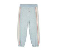 Steiff Jogginghose EU Größe 110 Chambray Blue, Sweatpants aus Baumwolle, Sport- und Freizeit Hose für Kinder, Bequeme und weiche Trainingshose, waschmaschinenfest
