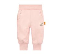 Steiff Jogginghose EU Größe 62 Silver pink, Sweatpants aus Baumwolle, Sport- und Freizeit Hose für Kinder, Bequeme und weiche Trainingshose, waschmaschinenfest
