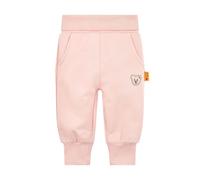 Steiff Jogginghose EU Größe 86 Silver pink, Sweatpants aus Baumwolle, Sport- und Freizeit Hose für Kinder, Bequeme und weiche Trainingshose, waschmaschinenfest