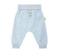 Steiff Unisex Baby Basic Jogginghose mit Beinbündchen Lässige Hose, Celestial Blue, 74