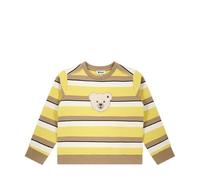 Steiff Jungen Sweatshirt, Cream Gold, 98 cm