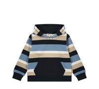 Steiff - Kapuzensweatshirt gestreift stonewash 122