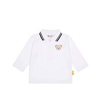 Steiff Jungen T-shirt Langarm T Shirt, Bright White, 68 EU