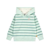 Steiff - Kapuzensweatshirt gestreift harbour grey melange 98
