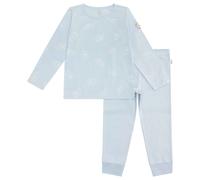 Steiff Kinder Schlafanzug 2-teilig - Nachtwäsche, Pyjama, Set, lang, Print Blau 104