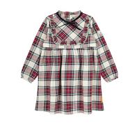 Steiff Kleid Langarm EU Größe 110 Eggnog, Mädchen Kleid, Kinderkleid für jeden Anlass, lockere und Bequeme Passform, Langarm Kleid, waschmaschinenfest