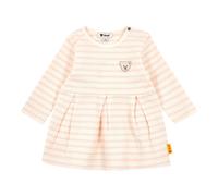 Steiff Kleid langarm Ringel Bär Struktur 68 natur/rosa