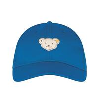 Steiff Kleinkind Unisex Baseballcap, Bestickte Outdoorkappe, Teddybärmotiv, Blau (Bright Cobalt), 53