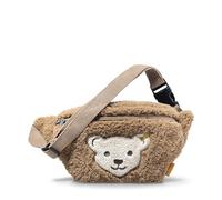 Steiff Kuscheltier Gürteltasche mit Quietsche, Kinder, Jungen & Mädchen, Soft Cuddly Friends, Teddybärmotiv, 20 cm, Braun, 600142