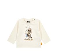 Steiff Langarmshirt Tiger - 80 / eggnog / 95% Baumwolle 5% elasthan