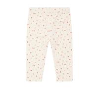 Steiff Leggings EU Größe 80 Antique White, Leggings für Kinder, Sweatpants aus Baumwolle, Baby Jogging Hose, Bequeme und weiche Trainingshose, waschmaschinenfest
