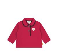 Steiff Mädchen Poloshirt Langarm, Jester red, 92 cm
