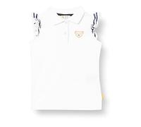 Steiff Mädchen Poloshirt met korte mouwen Polohemd, Bright White, 92 EU