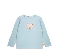 Steiff Mädchen T-Shirt Langarm, Cashmere Blue, 128 cm