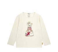 Steiff Mädchen T-Shirt Langarm, Eggnog, 98 cm
