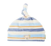 Steiff Mütze EU Größe 41 Powder Blue, Baby Jungen Mütze, Ohrenschützer für Babys, warme Wintermütze, Ohrenwärmer für kalte Jahreszeit, weich und bequem, waschmaschinenfest