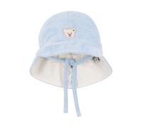 Steiff Mütze EU Größe 43 Chambray Blue, Kinder Mütze, Ohrenschützer für Kinder, warme Wintermütze, stylische Ohrenwärmer, weich und bequem, waschmaschinenfest