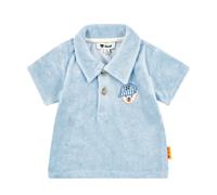 Steiff Poloshirt Frottee - 86 / chambray blue / 80% Baumwolle 20% Polyester