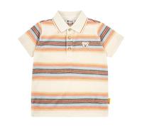 Steiff Poloshirt Kurzarm EU Größe 110 Eggnog, Polo-Shirt kurzärmelig, Polohemd für Kinder, Hemd mit Kragen, weich und bequem, waschmaschinenfest